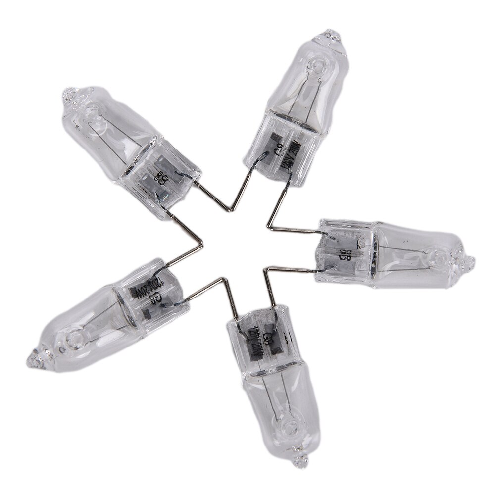 10 stk  g8 120v 20w halogen lys belysning lampe pære volt  g8 pin halogen pære