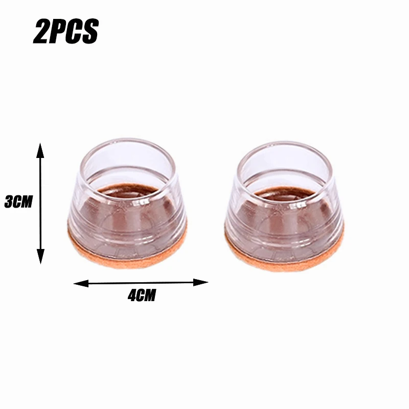 Coussinets de protection coordonnants en caoutchouc pour pieds de chaise, couvre-pieds, meubles, table, intérieur, maison, extérieur, bureau, jardin, 1/4 pièces: Ivoire