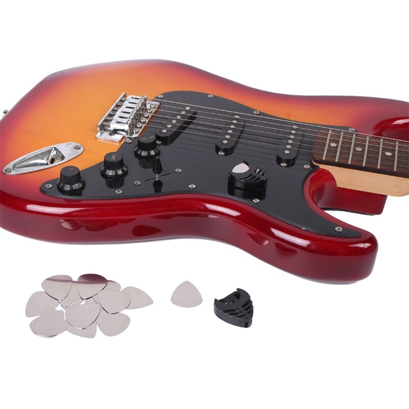 Plectrums 20-pcs Rvs Gitaar Plectrum Elektrische Basgitaar Picks Plectrum Onderdelen &amp; Accessoires