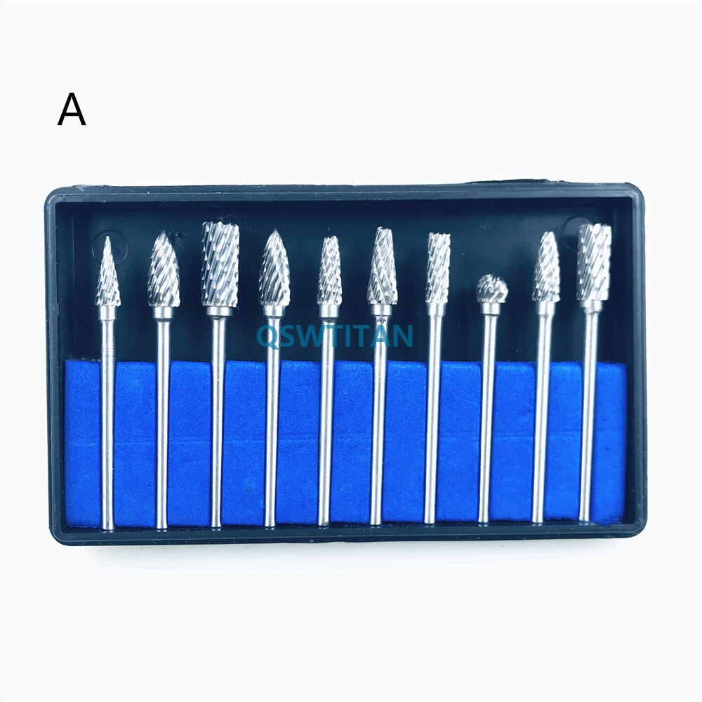 1set Dental Lab Drills Tungsten Steel Carbide Burs Teeth Whitenning Tooth Polishing Drill: Type A