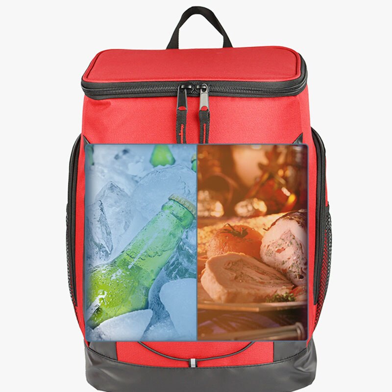 28L Rugzak Koeler Thermo Bag Dikker Waterdichte Grote Picknick Koelkast Verse Houden Thermische Geïsoleerde Tas