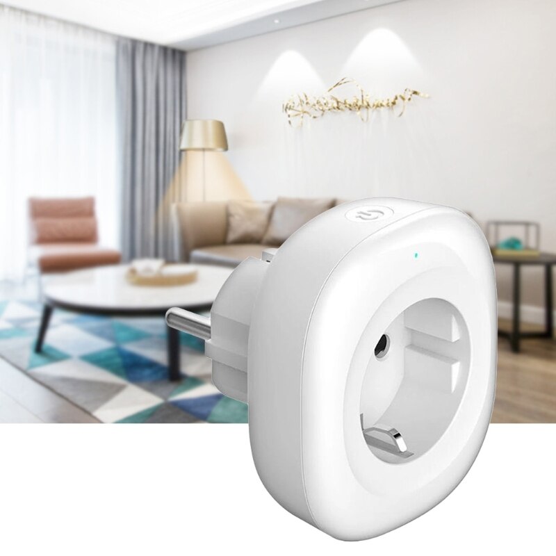 =Remote Control Home Smart WiFi Power Socket Adaptor Wireless Timer Light Switch EU Plug