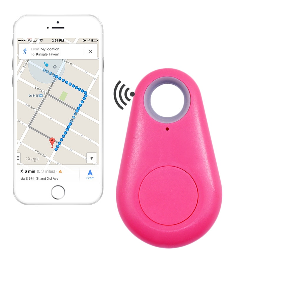 Mini Draadloze Bluetooth 4.0 Tracker Anti-Verloren Pocket Smart Tracker GPS Locator Alarm Portemonnee Sleutel Hond Tracker