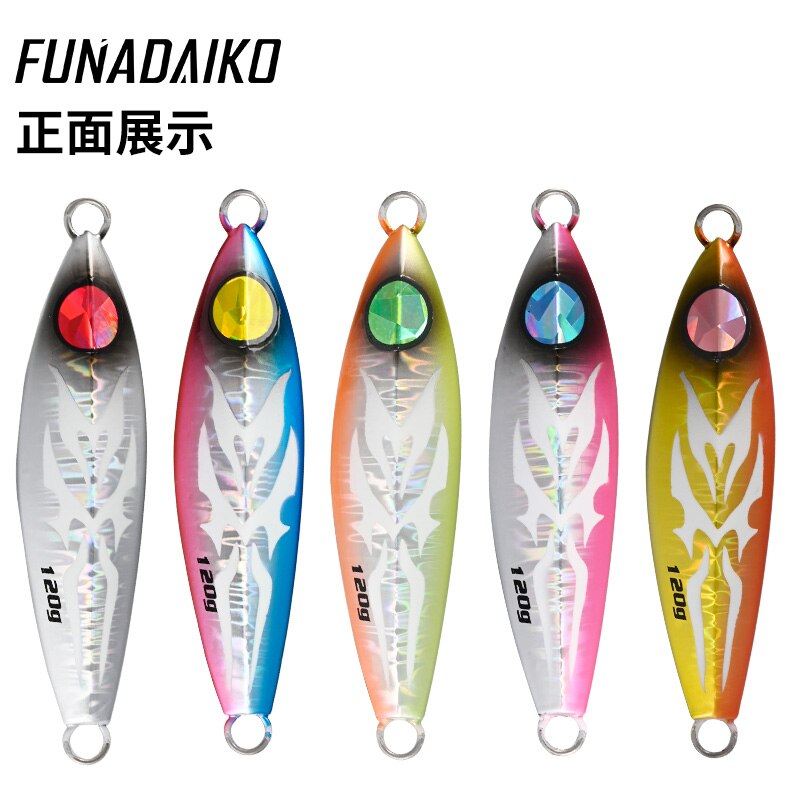 Funadaiko isca keinotekoinen lumo jigi jiggaus uistin kalastusjigi 120g 150g 200g 300g uistin hidas jigi koukuilla kalastusvälineet