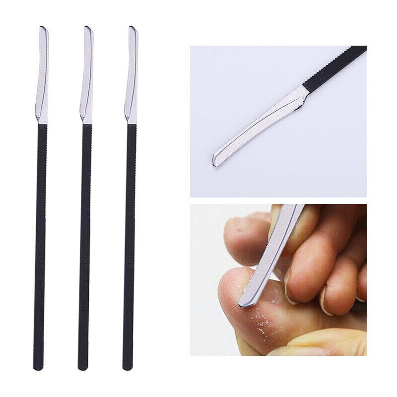 Toe pedicure knife tool to remove dead skin cuticle agent stainless steel foot care tool kit