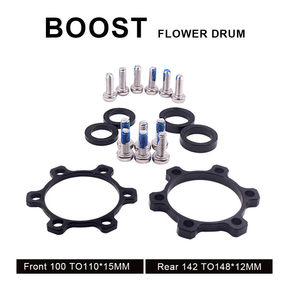 MTB Bicycle Boost Hubs 142MM to 148MM Conversion 110MM Conversion Kit Rear Hub Adapter Front Hub