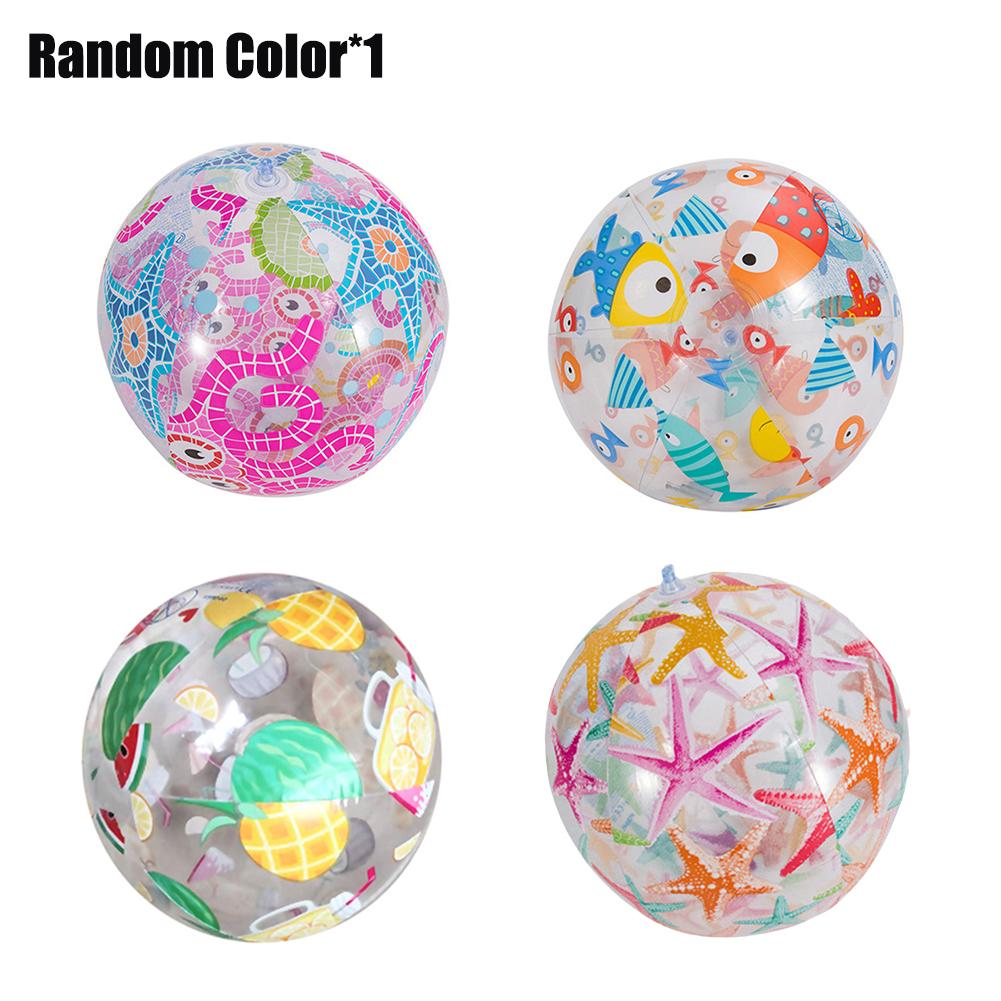 Children Inflatable Water Ball Outdoor Swimming Toy PVC Inflatable Beach Elastic Float Ball: Default Title