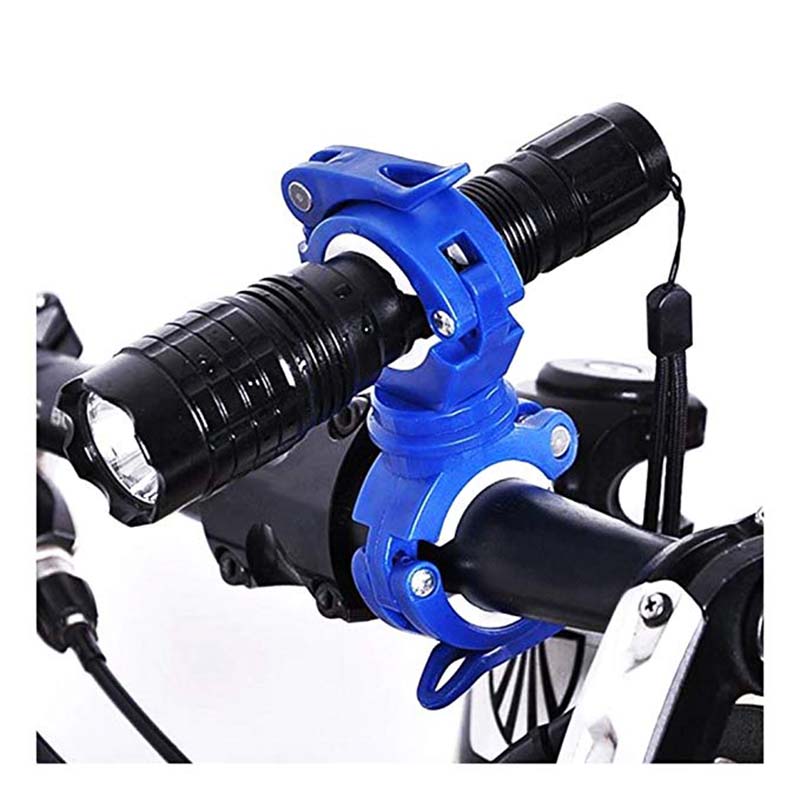 360 ° Drehung Radfahren Clip Klemme Taschenlampe Halterung Universal- Fahrrad Fahrrad LED Licht Taschenlampe Halterung Halfter