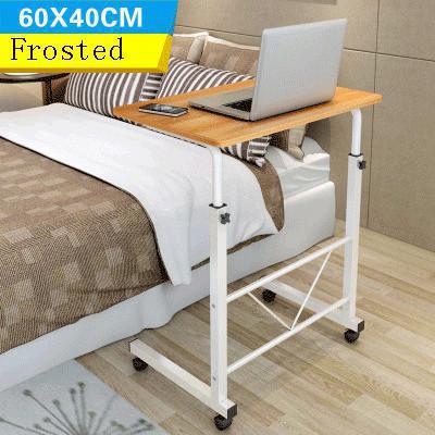 Notebook Computer Bureau Bed Leren met Huishoudelijke Lifting Opvouwbare Mobiele Nachtkastje Schrijven Desktop Computer Bureau: 4