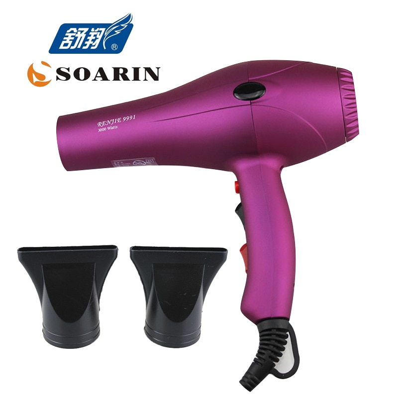 SOARIN Home high power föhn paars haardroger professionele kapper apparatuur apparatuur voor kapsalon droger thermostaat