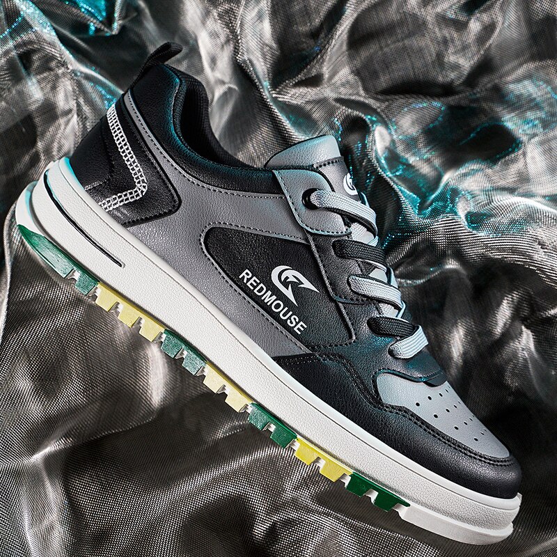 Zapatos informales de cuero Artificial para hombre, zapatillas ligeras informales, transpirables, para primavera, 2022