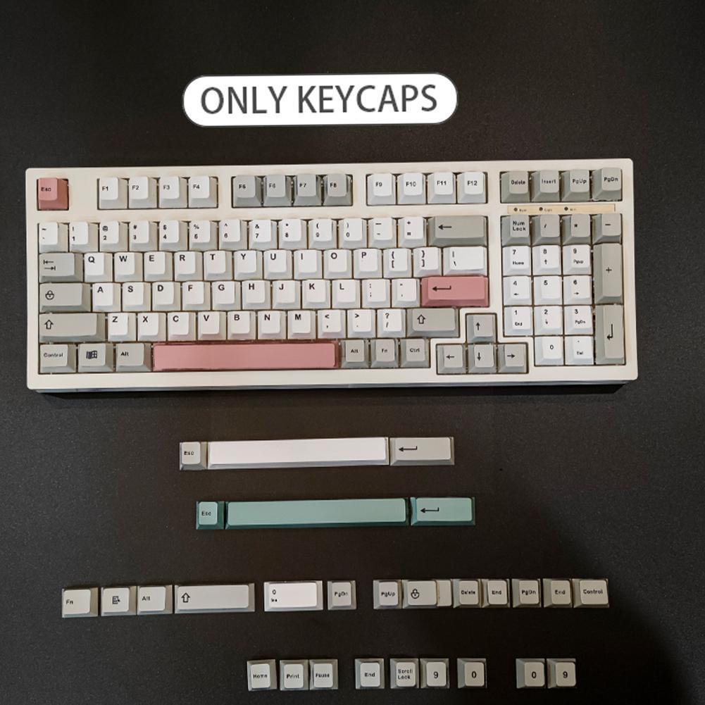 126 keys 9009 keycaps pbt sublimation height mechanical keyboard keycaps for mx switch 61/64/68/87/104/108 6.25 u 6 is w8 r 3