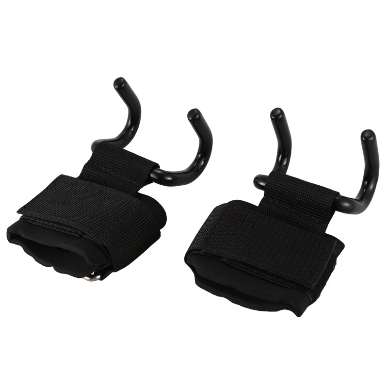 1 Pair Of Weightlifting Hook Training Gym Grip Wit... – Grandado