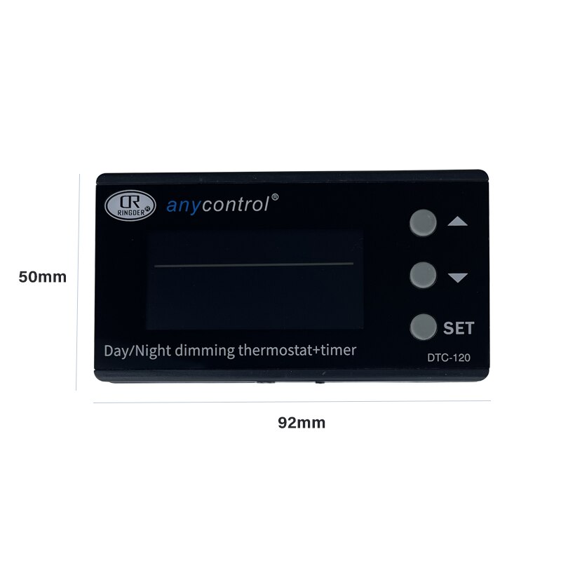 Termostato Digital LCD para reptiles, controlador de temperatura para animales anfibios, día/noche, con temporizador, para terrario