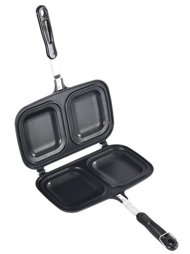 Sandwich Ei Dubbelzijdig Omelet Pan Non-stick Koekenpan Cake Bakken Tool Platte Bodem Non-stok Huishoudelijke Cakevorm