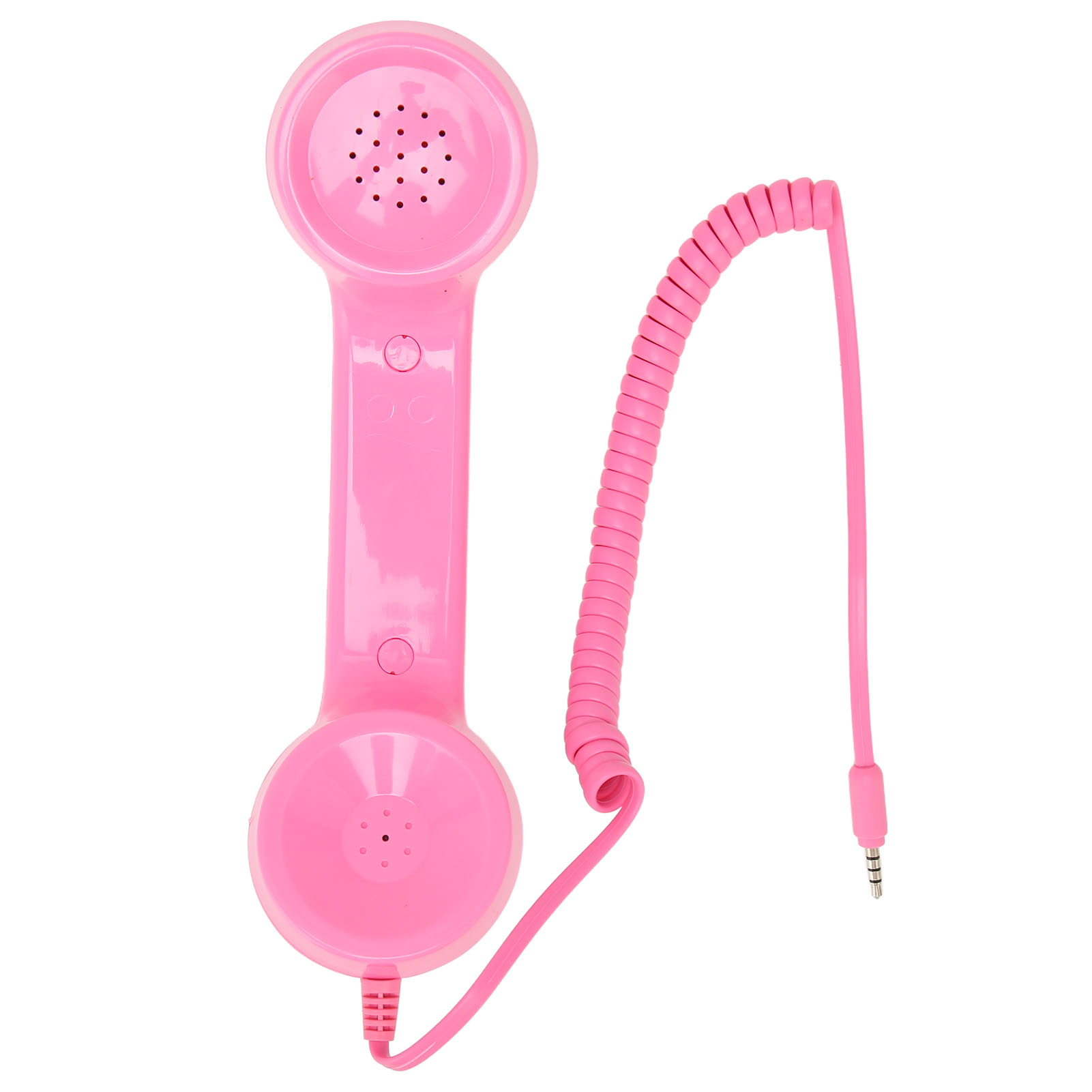 Receptor de teléfono móvil de mano multifunción a prueba de radiación, teléfono Retro, computadoras: Rosa