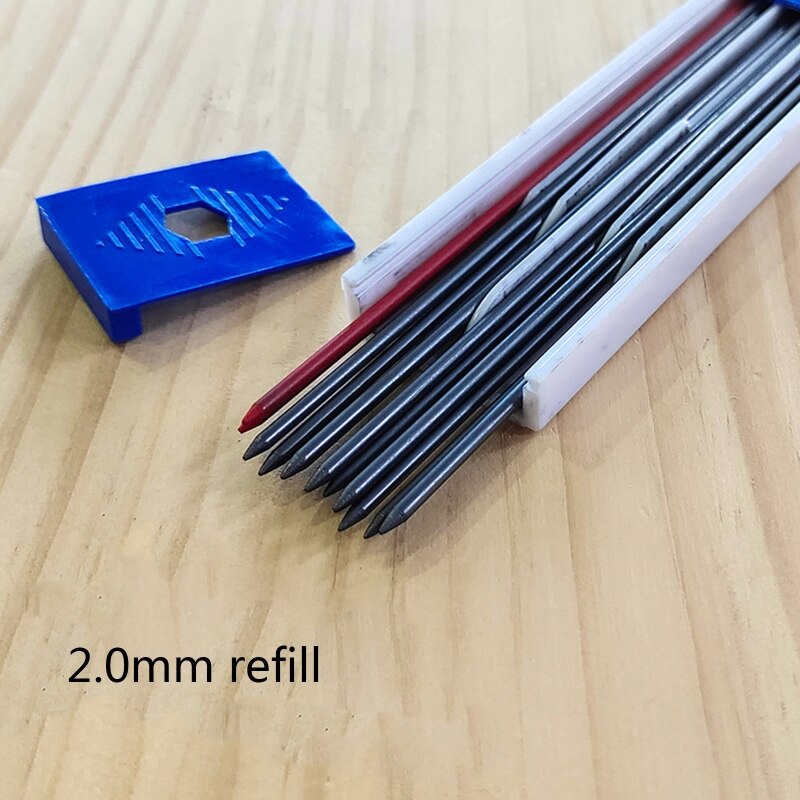 Woodworking Mechanical Pencil Marker Tool Built-in Sharpener 2.0Carpenter Pencil