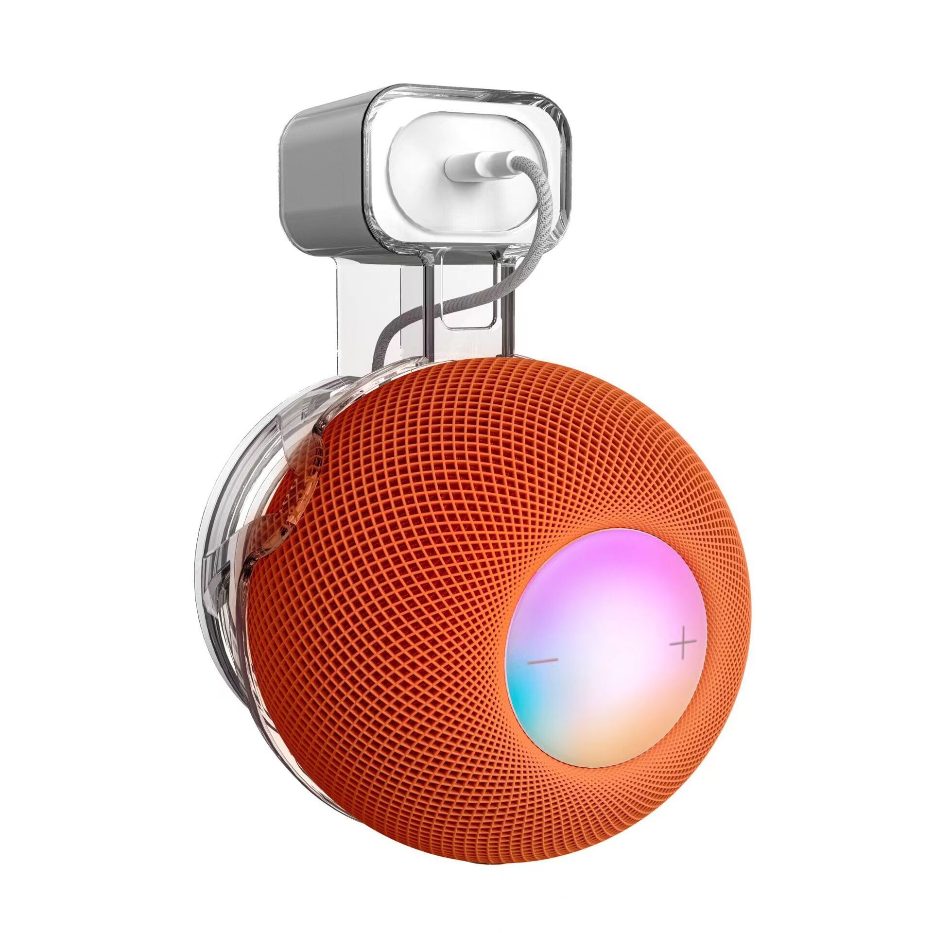 Voor Apple Homepod Mini Speaker Beugel Premium Wall Mount Holder Speaker Stand Accessoires Ruimtebesparende Oplossing Voor Smart Home: Clear