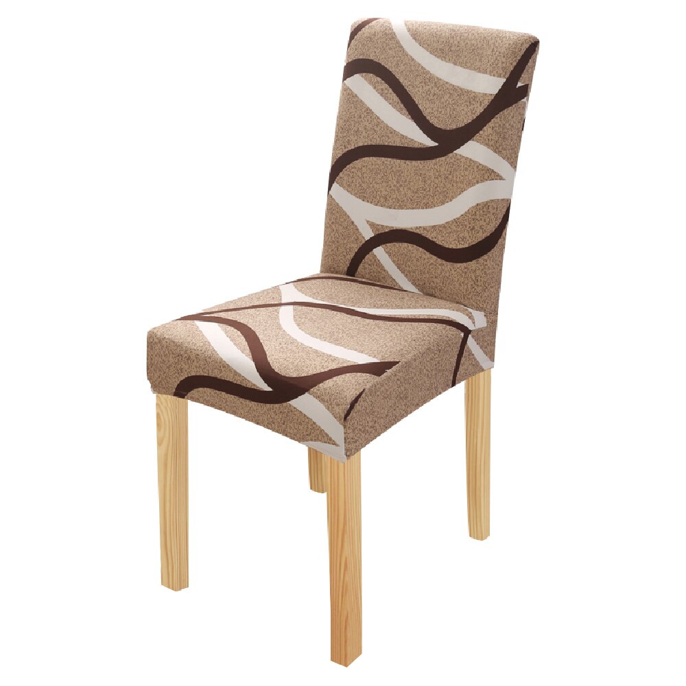Junijour | moderne udskrivning spisestue komfortabel spandex stretch stol betræk elastisk spisebordsbeskytter til banket hjem: G245138