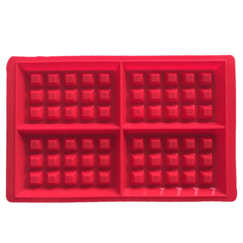 Siliconen Waffle Mold Bakvormen Tool Oven Non-stick Siliconen Baker Keuken Voor Huishoudelijke Keuken Handig Deel: B