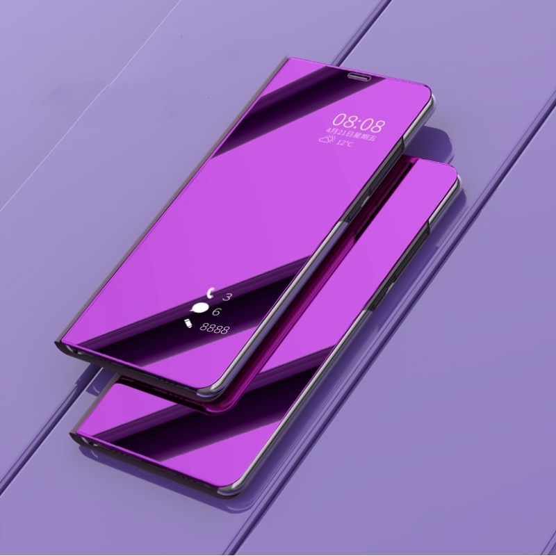 Voor xiaomi poco  m3 hoesje transparant smart view pu leer 360 flip stand volledige cover hoesje voor pocophone  m2 pro schokbestendige fundas covers