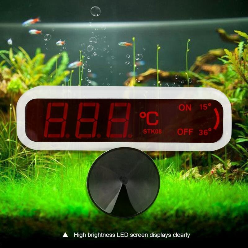LED Digital Aquarium Aquarium Thermometer Wasser Temperatur Messung ...