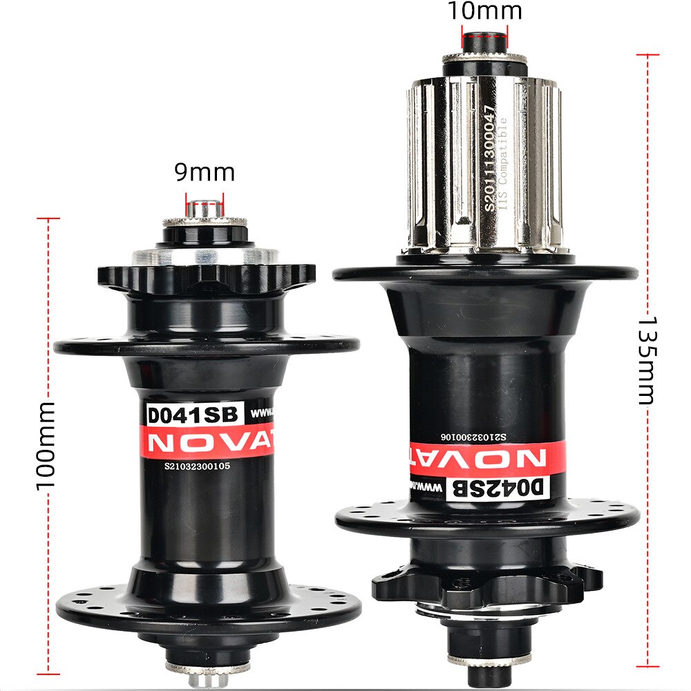 NOVATEC D041SB/D042SB piasta rowerowa mtb piasta 28H/32H/36H hamulec tarczowy 4 łożysko 8-11S QR/THRU piasta łożyska części rowerowe