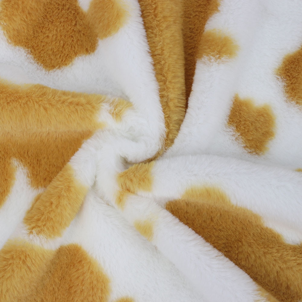 Leopard Flannel Sheet Faux Fur Fabric Cow Prints For Dress DIY Handmade Craft Supplies Needlework Sewing Materials 45*145cm/pc