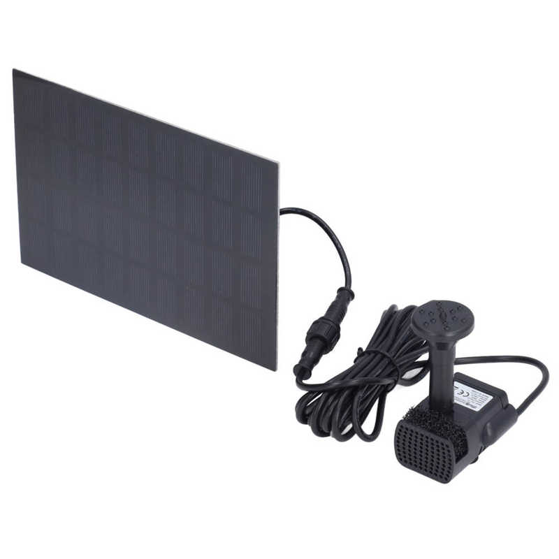 Solar Powered Fountain Floating Water Pump 180L/H for Gardens for Aquariums