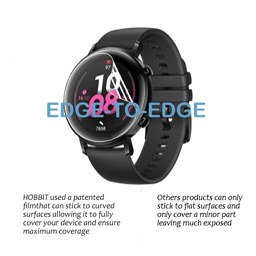 3 stk til huawei honor watch magic  gt 2 gt2 42mm 46mm pro smartwatch tpu film fuld dækning blød lcd skærmbeskytter ikke glas
