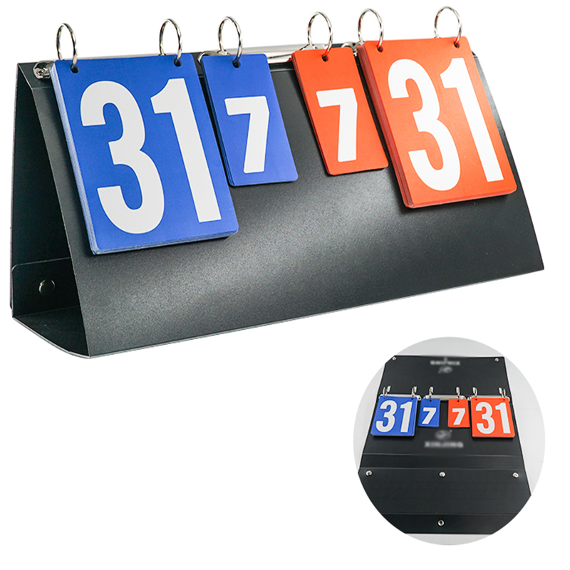 Flip Multi-function Sports Children&#39;s Score Football Field Interaction Board Points Card Scorer Scoring Rack