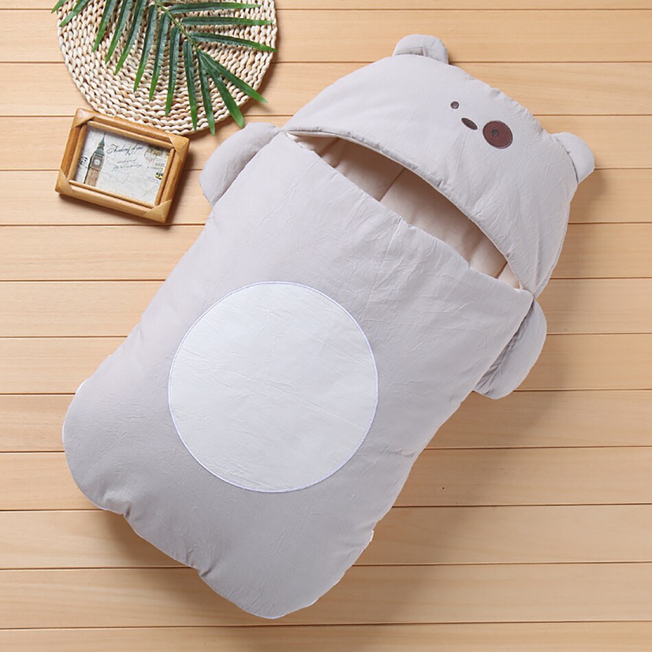 Saco de dormir macio, quente, fofo, de desenho animado, roupa de algodão, cobertor macio, infantil, meninos, meninas, envelope para crianças, presente