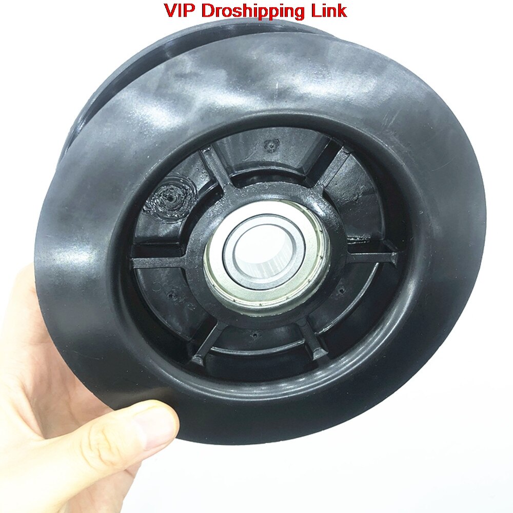Voor Heftruck Accessoires Tubing Katrol 19MMX144MM * 44Mm Dubbele Groef Riem Lager 6204 Algemene Plastic Nylon Wiel