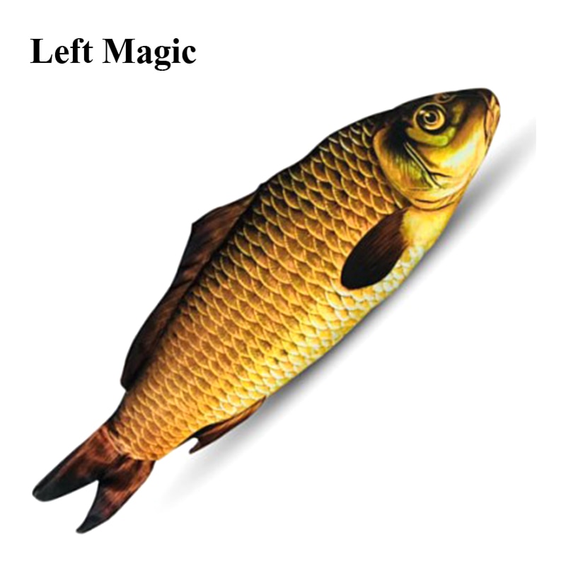 Appearing Fish (28cm) Magic Tricks Fish Appearing From Card Case Magia Magician Stage Illusions Gimmick Prop Mentalism FISM