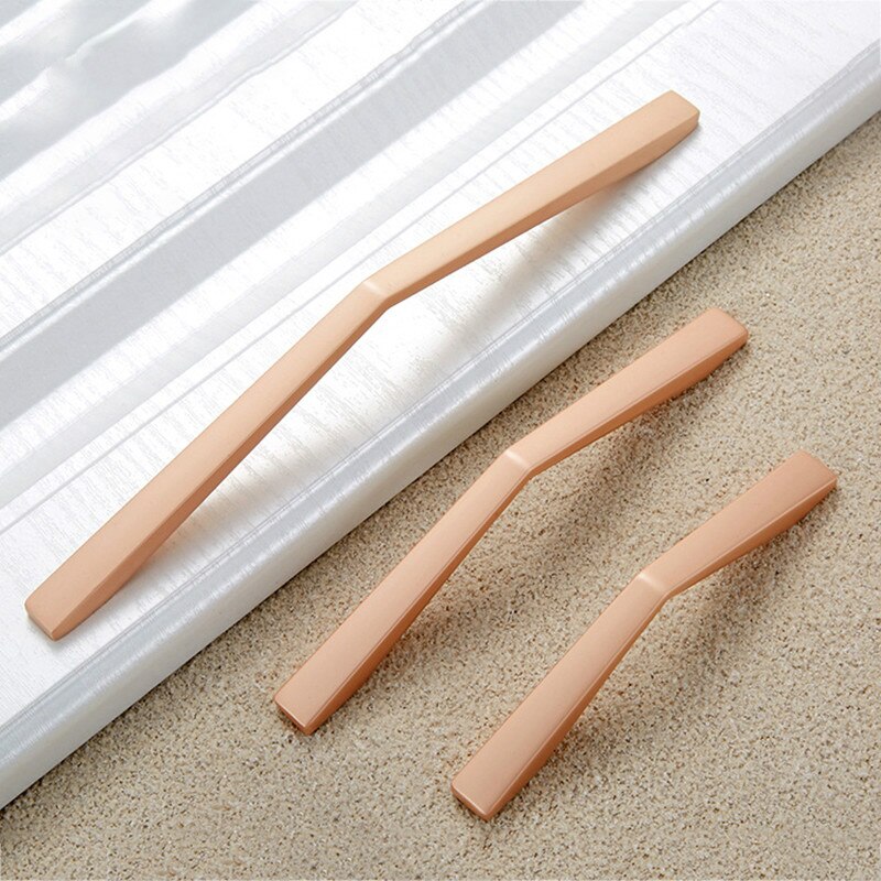 Zinc Alloy Gray Gold Cabinet Handles Drawer Knobs Kitchen Cupboard Door Pulls Furniture Handle Cabinet Hardware