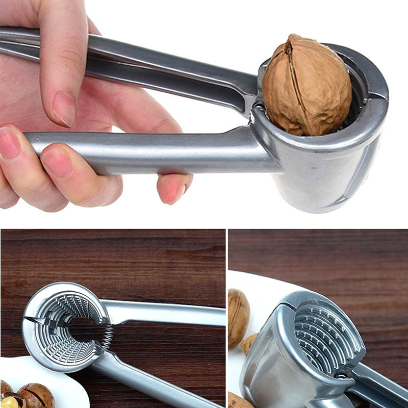 Aluminum Alloy Walnut Crakers Nutcracker Sheller Nut Opener Kitchen Tool Walnut Pliers Opener Plier Tool Kitchen YE