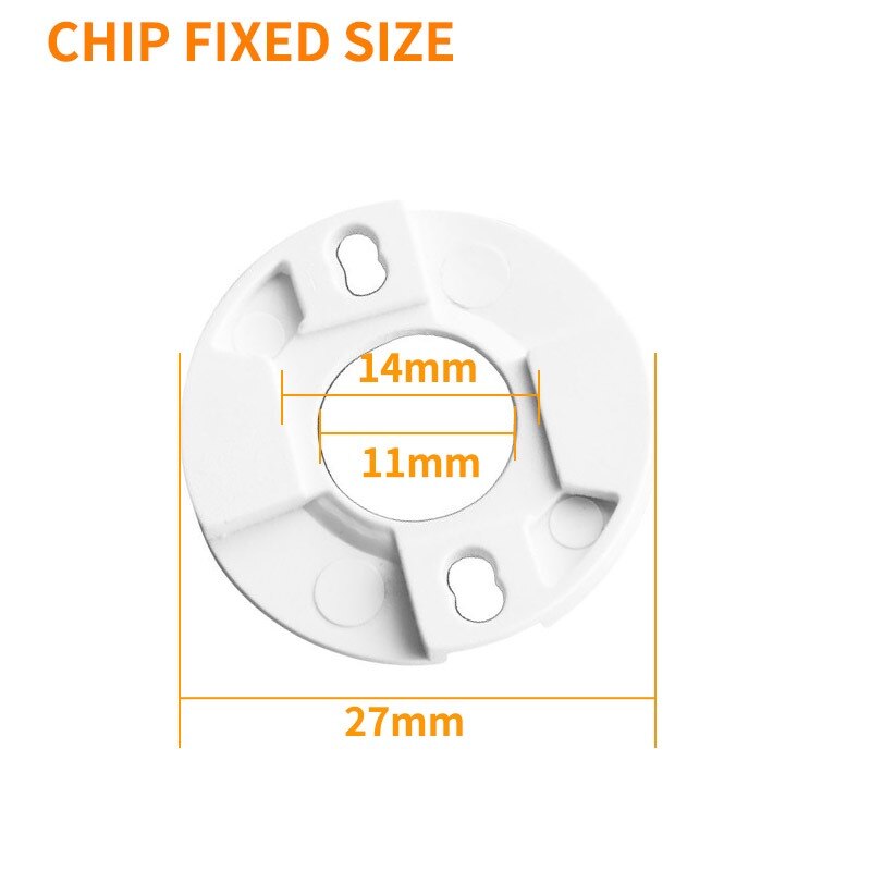 DIY LED COB Chip Lens Reflector 47*77mm Lampenkap Frosted Lamp cover Eenvoudig te installeren Voor LED COB Lamp Flood Light Spotlight