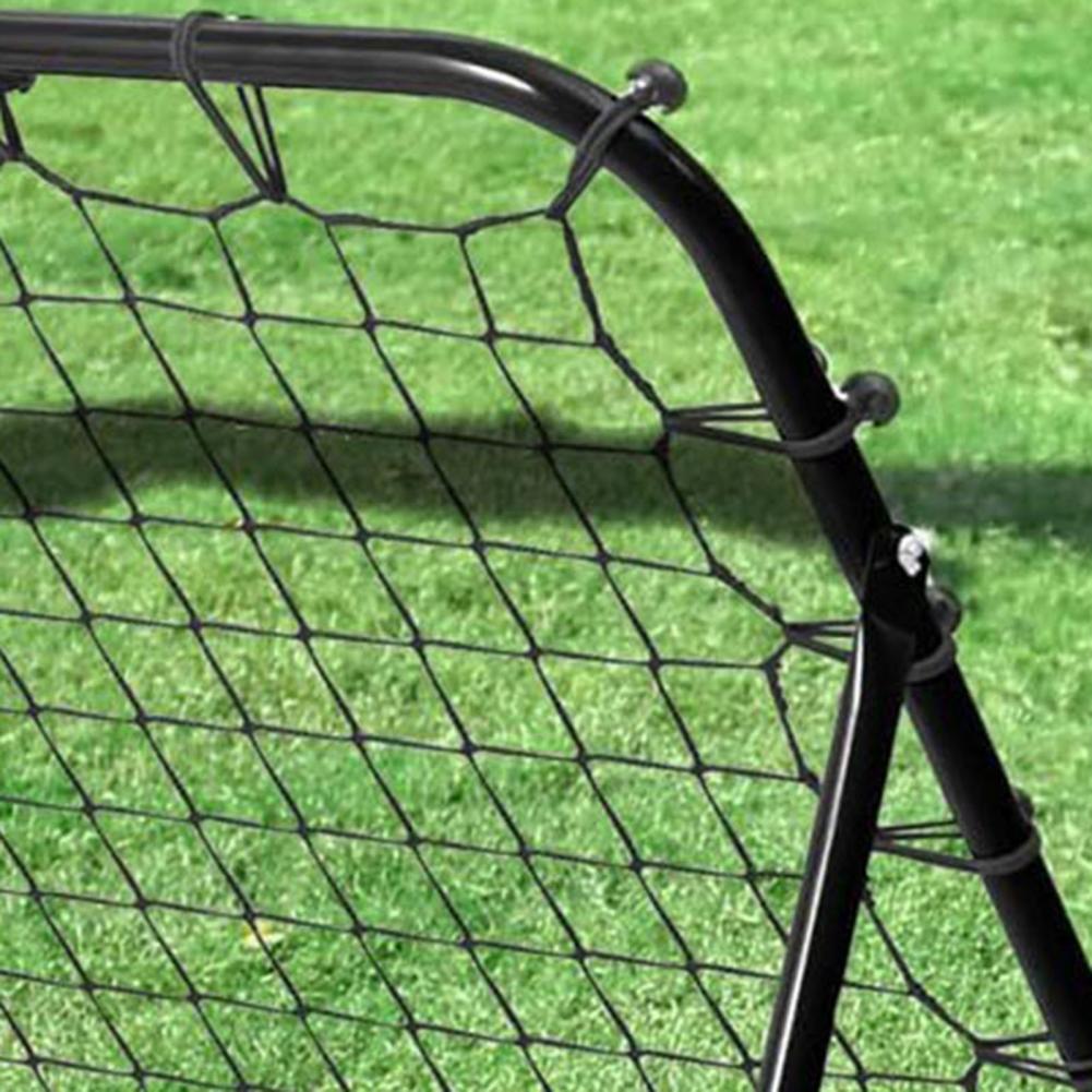 Red de rebote de fútbol con 20 cuerdas elásticas, red de práctica de fútbol, objetivo, red de rebote, ayuda de entrenamiento para principiantes