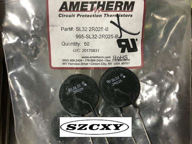 100% en originele 995-SL32-2R025-B NTC thermistor SL32 2R025 2R 25 Athermistor