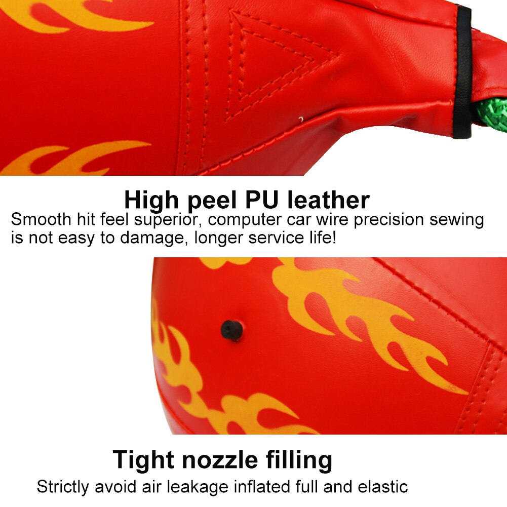 Faux Leather Boxing Fitness Muay Thai Bodybuilding Inflation Speed Punching Ball