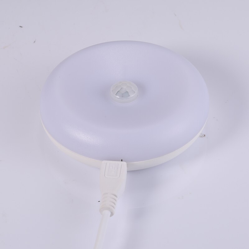 Usb Oplaadbare Sensor Nachtlampje Automatische Draadloze Wandlamp Magnetische Led Motion Lamp Voor Slaapkamer Trappen Kast Kledingkast