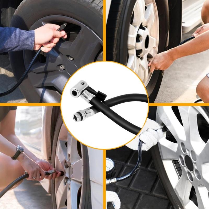 R0JE 35cm/40cm/50cm compressorslang bandenspanningsslang luchtinflatorconnector