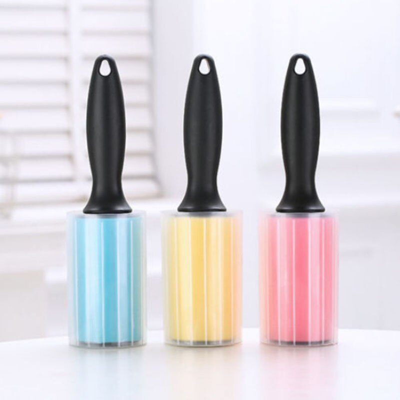 Lint Rollers Herbruikbare Wasbare Lint Roller Kleverige Silicone Dust Wiper Pet Hair Remover Borstel Gereedschappen Voor Pet Doek