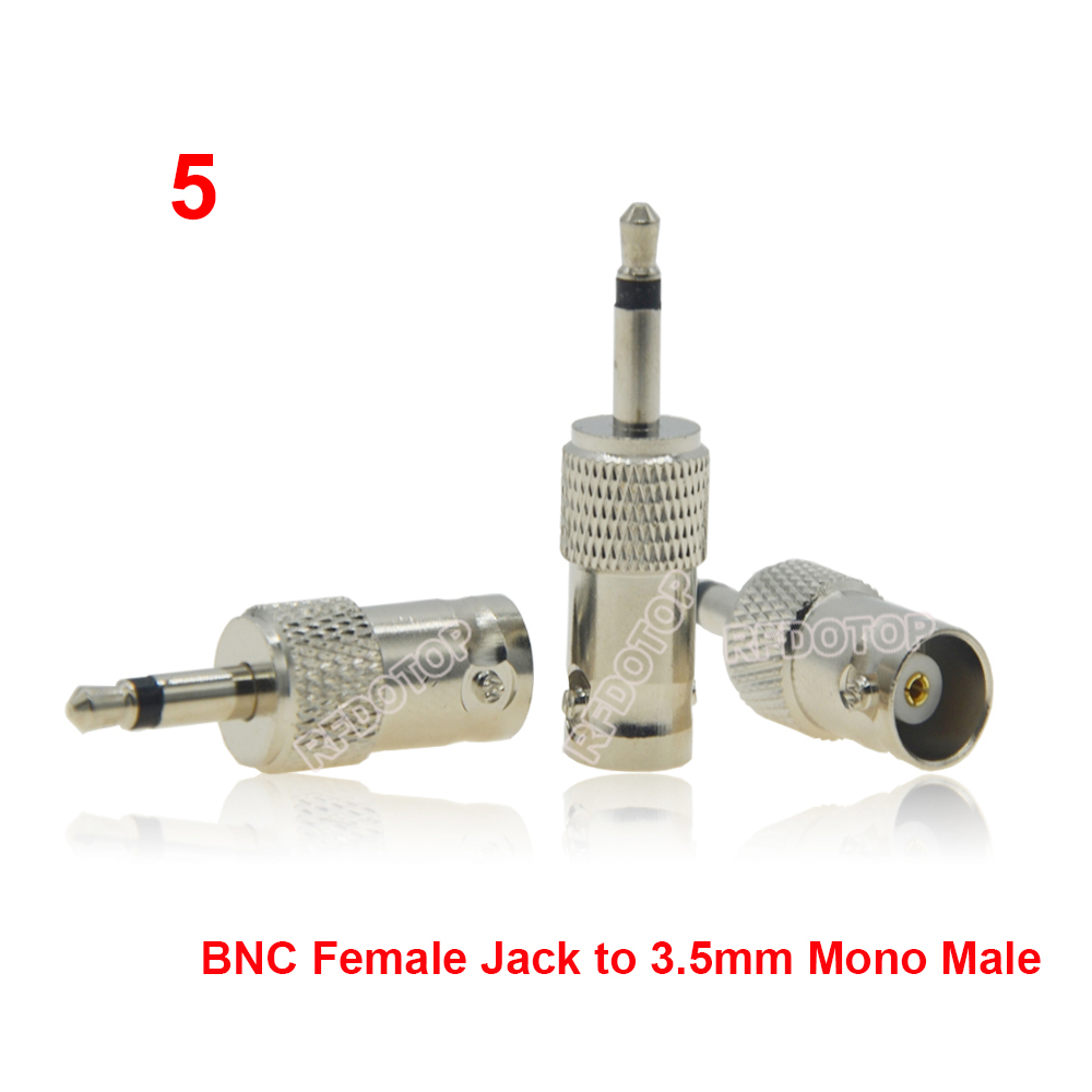 1 pc  q9 bnc to rca/banana /ts3,5mm plug/socket converter for av/tv/video/audio, rca-j to bnc male/female rf coax adapter: Ivory