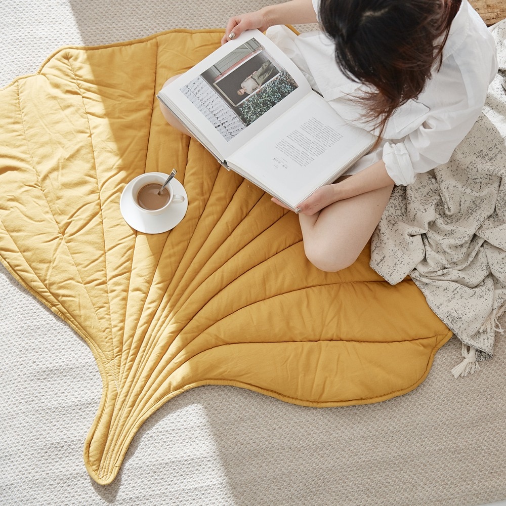 Nordic baby speelmat, gewassen katoenen gevoerde baby vloermat, baby speelmat tipi mat