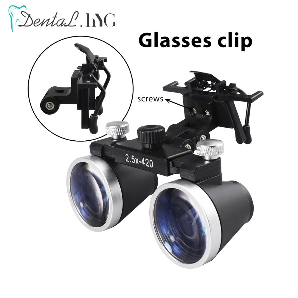 Lupa Dental 2.5X/3.5X, lupa Binocular para la cabeza, lupa ultraligera ajustable para dentista, gafas quirúrgicas, azul