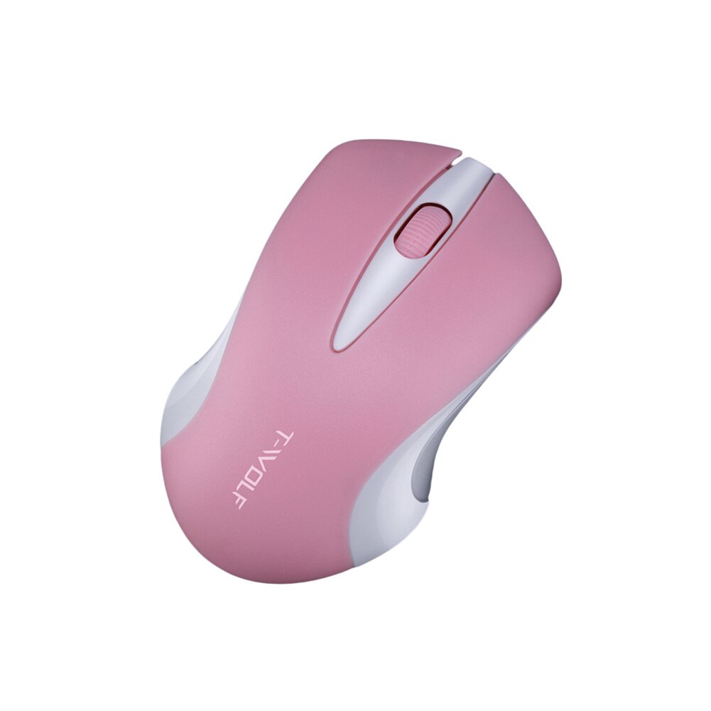 Draagbare 2.4G Usb Draadloze Muis Stille 1600Dpi Ergonomische Muis Voor Pc Computer Laptop Muis Muizen Oplaadbare Draadloze Muis: Roze