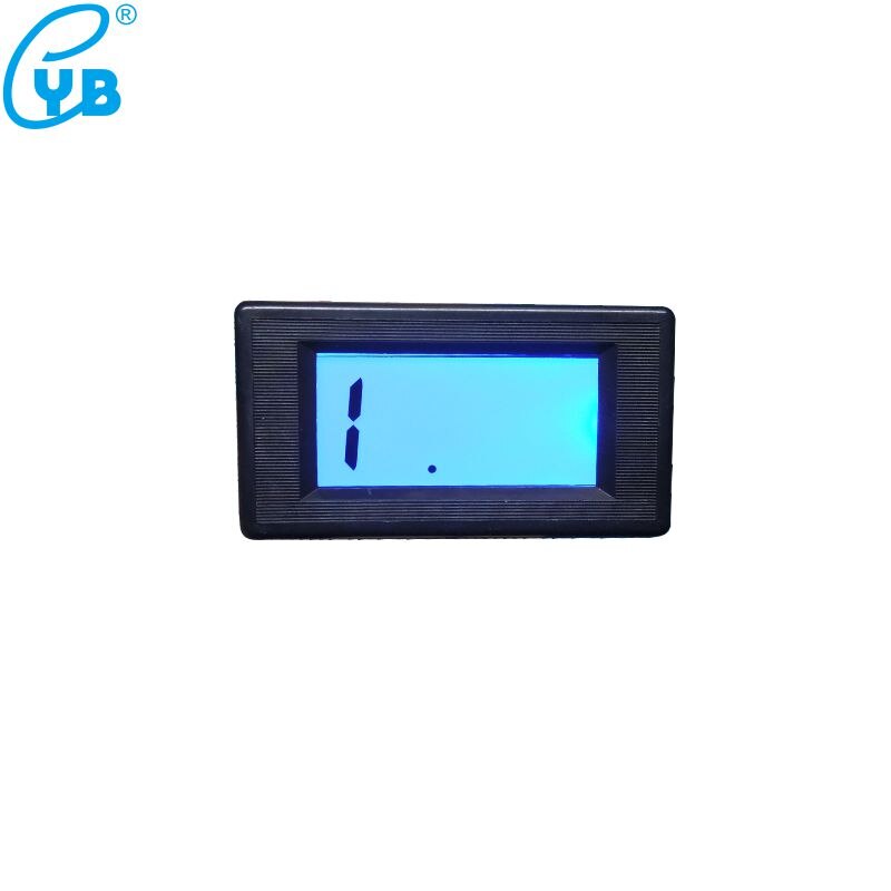 2M OHM Meter AC/DC 8-12V Blue Backlight LCD Display Resistance Monitor Resistance Meter Impedance Tester Resistance Panel Meter