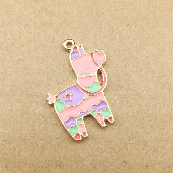 10 Pcs Cake Charm Hart Ananas Horse Charms Voor Sieraden Maken En Crafting Oorbel Charme: horse
