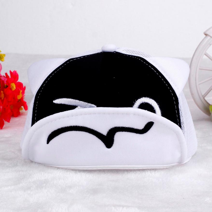 Children Hat Summer Mesh Soft Brim Flanging Sun hat Baseball Cap Baby Girls Knitted Beanies Cap gorro infantil